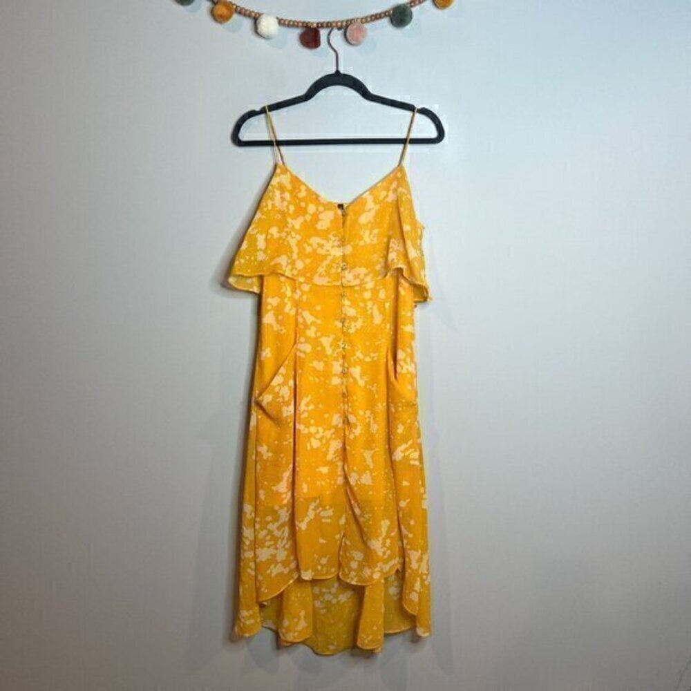 W118 by Walter Baker golden floral midi dress